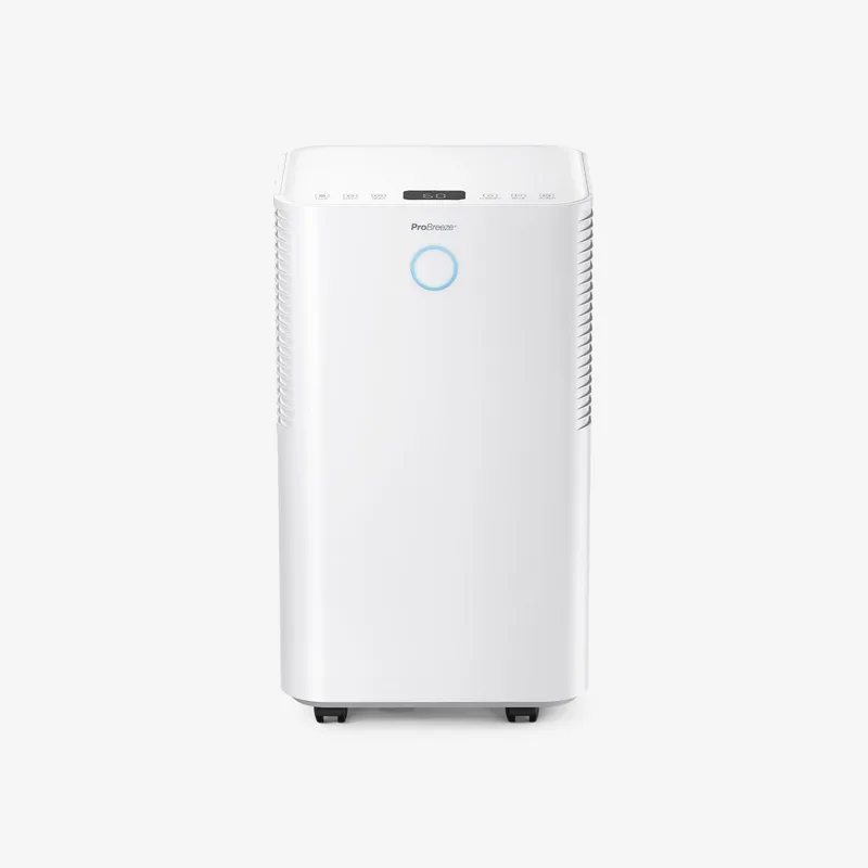 Pro Breeze 12L compressor dehumidifier in white, front view